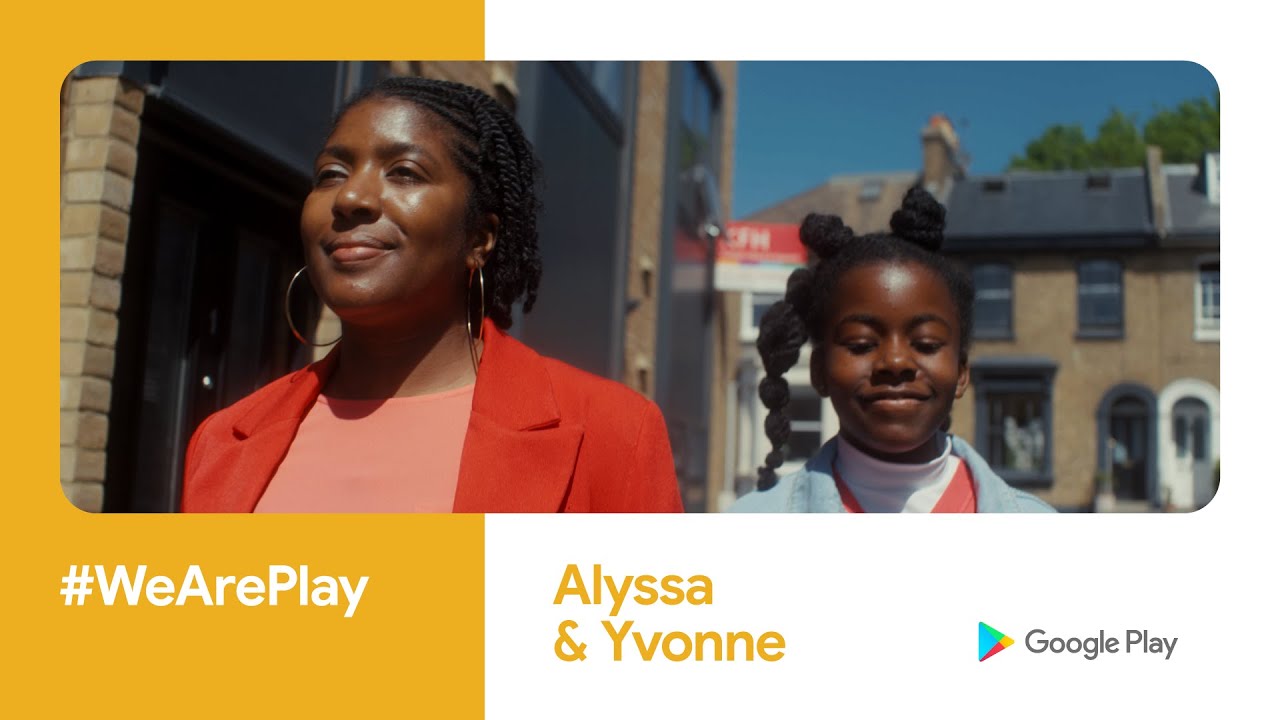 Video featuring the story of Yvonne and Alyssa from London, a mother and daughter duo who created the dress up game Frobelles. The video shows their life in London, their family, activities they do together and their personal journey creating the game.