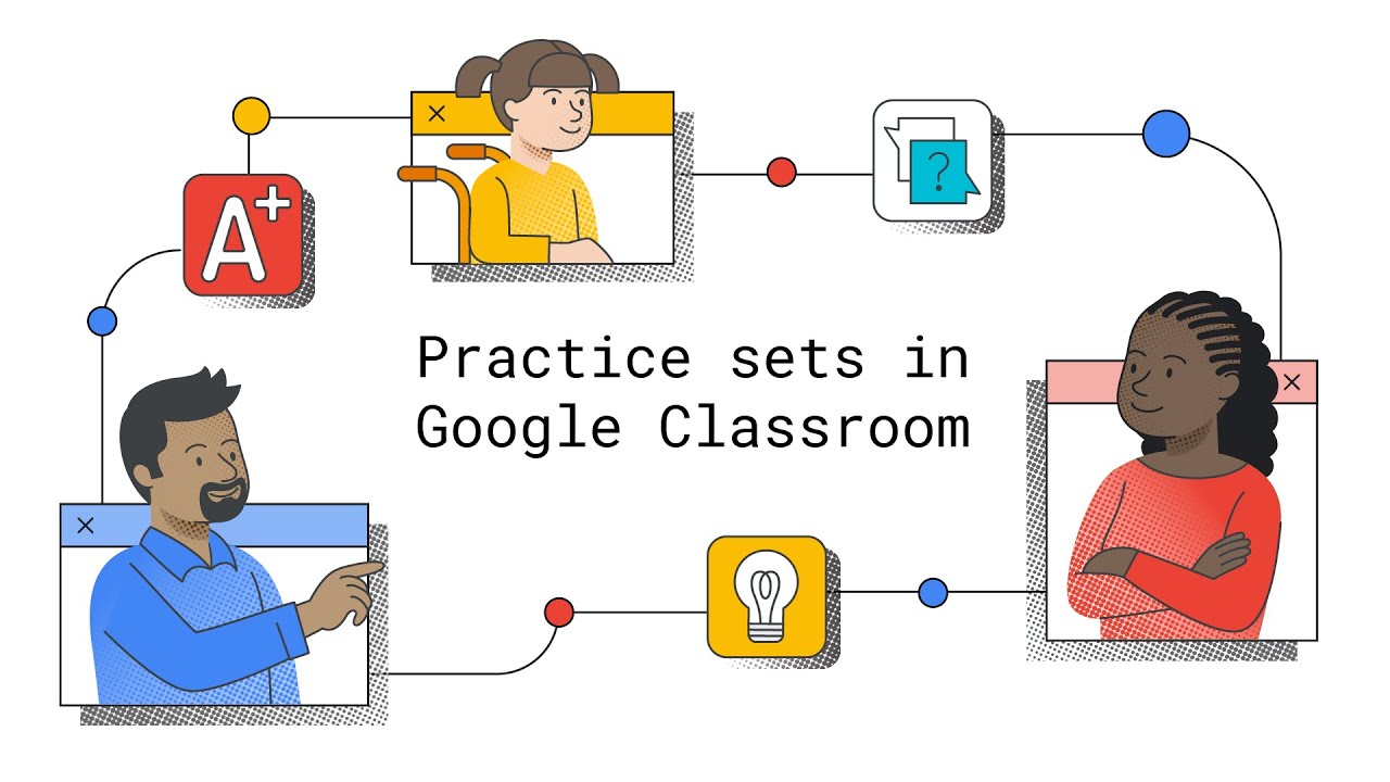 Video of digital illustrations showcasing the new adaptive learning feature called practice sets