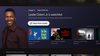 Google TV showing the Watch With Me page with Leslie Odom’s watchlist.