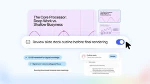 How to shape your slides and videos with Gemini Notebook